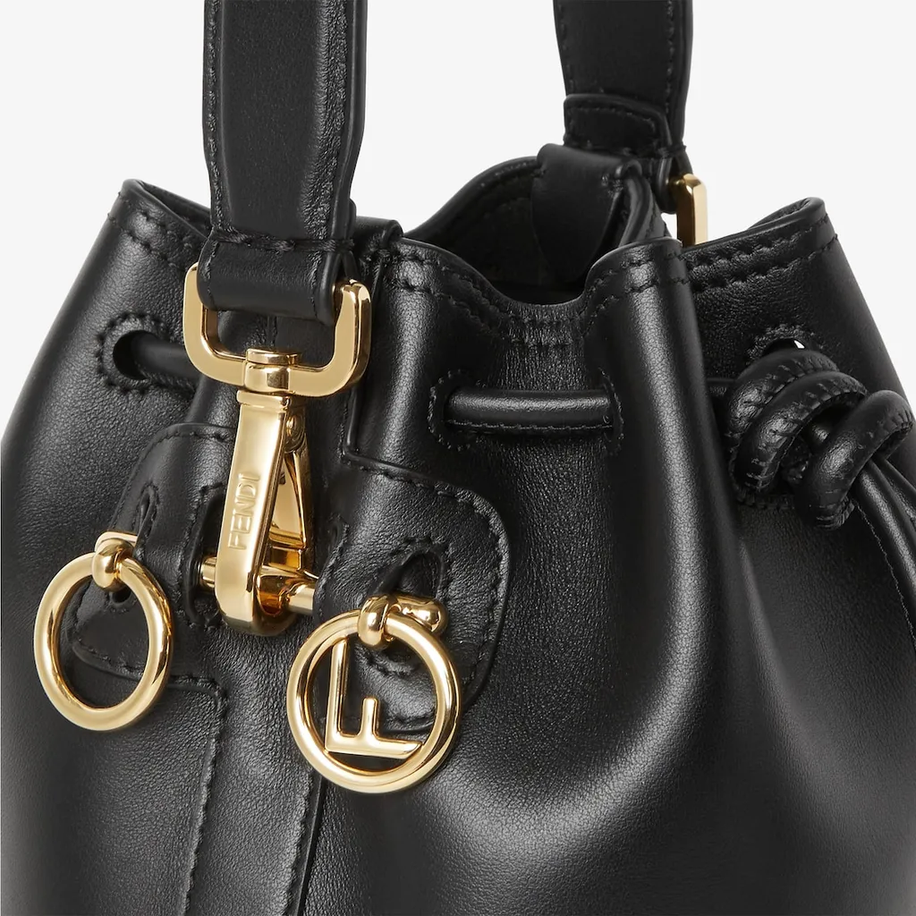 Mon Tresor Drawstring Mini Bucket Bag