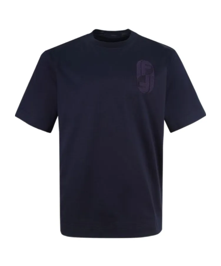 Embroidered-Logo Crew-Neck T-Shirt