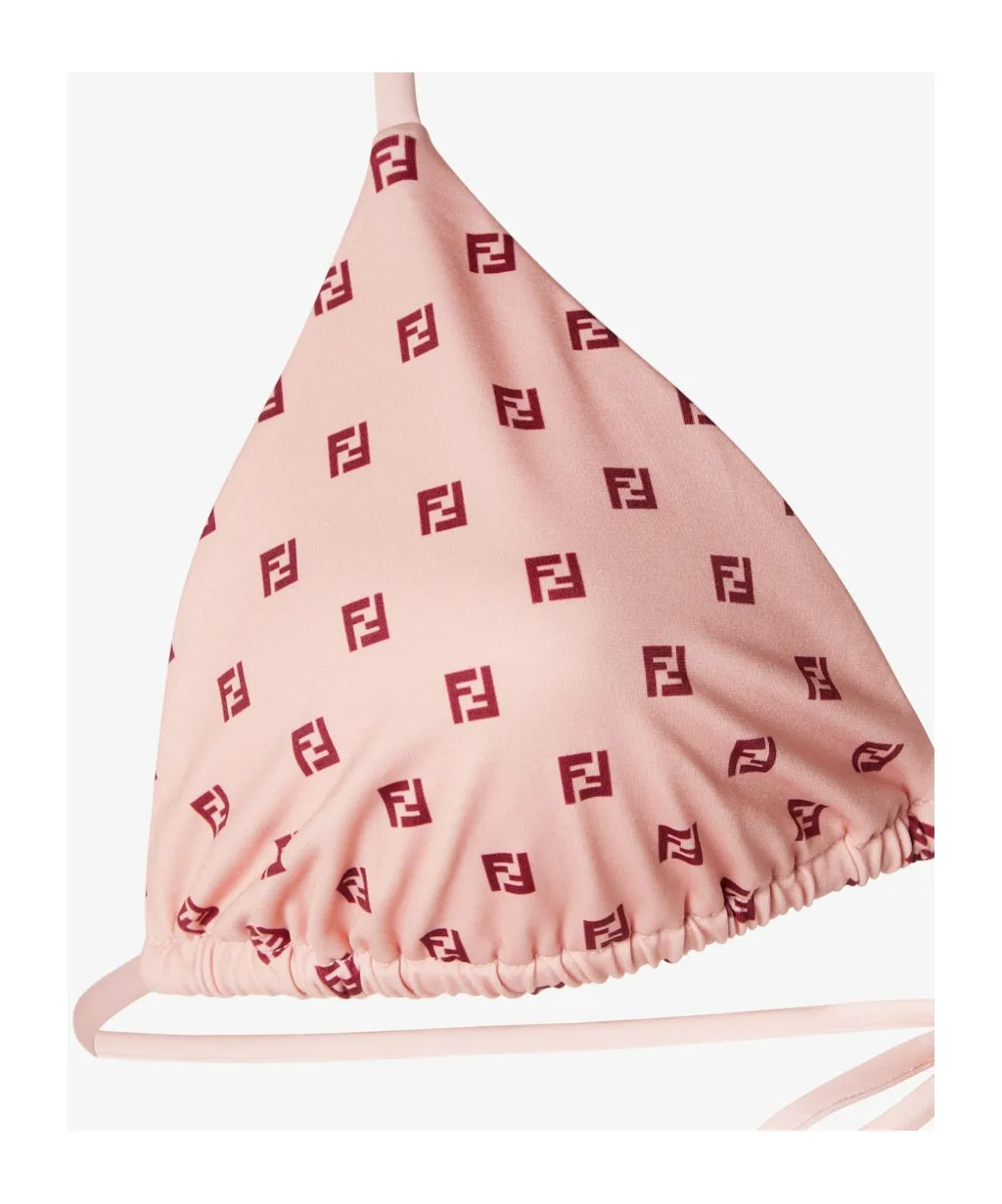 Foulard Printed Halterneck Bikini Top