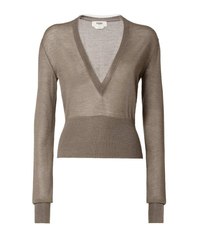V-Neck Long Sleeved Jumper
