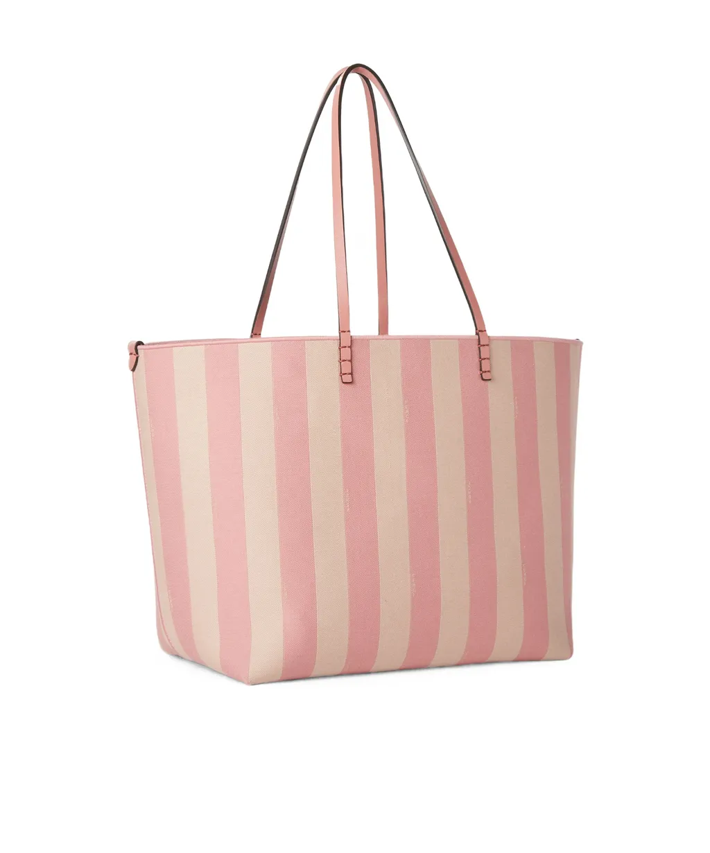 Roll Striped Large Tote Bag