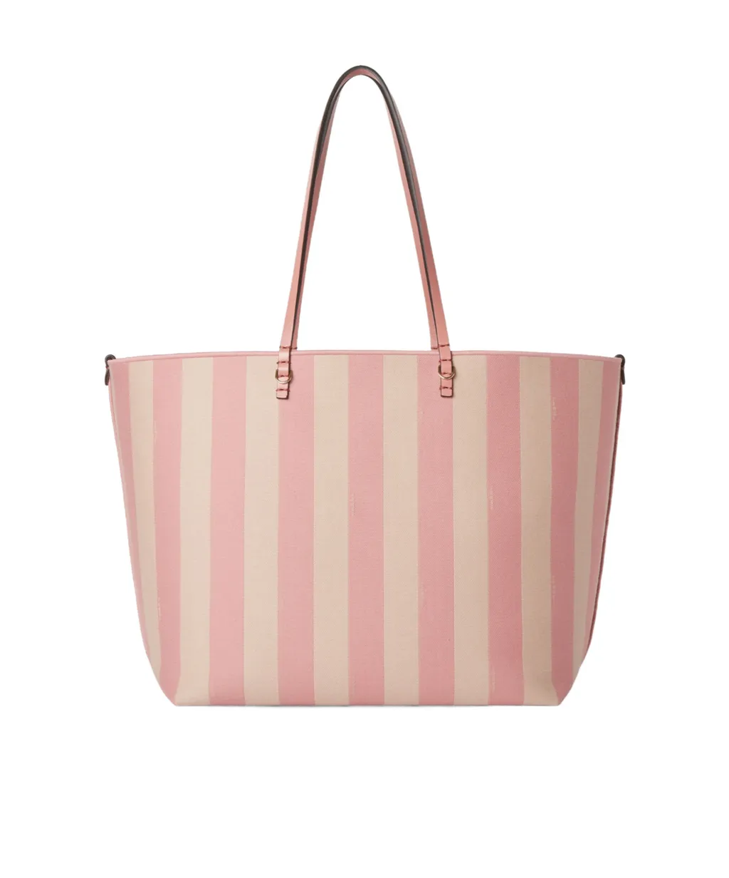 Roll Striped Large Tote Bag