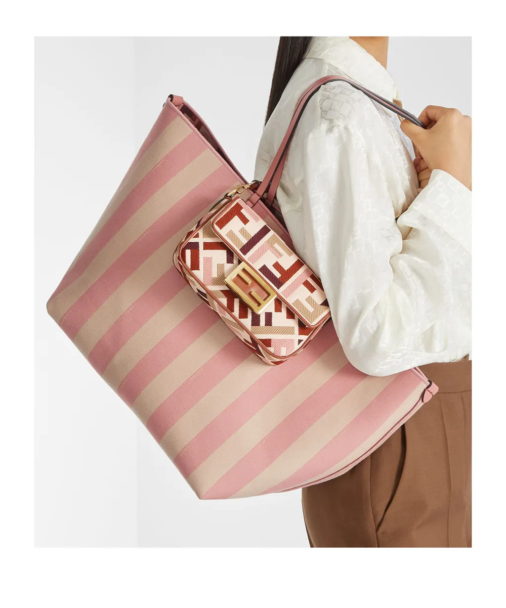 Roll Striped Large Tote Bag