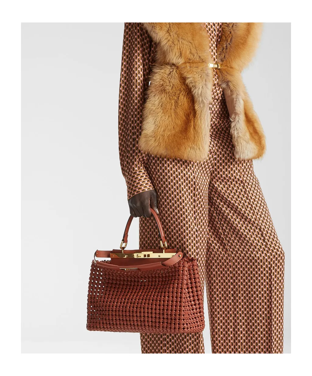 Interlaced Leather Bag