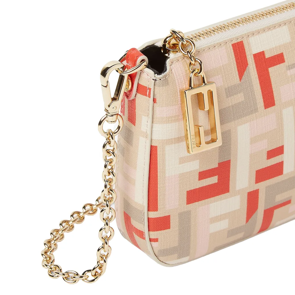 Baguette Ff Printed Pouch