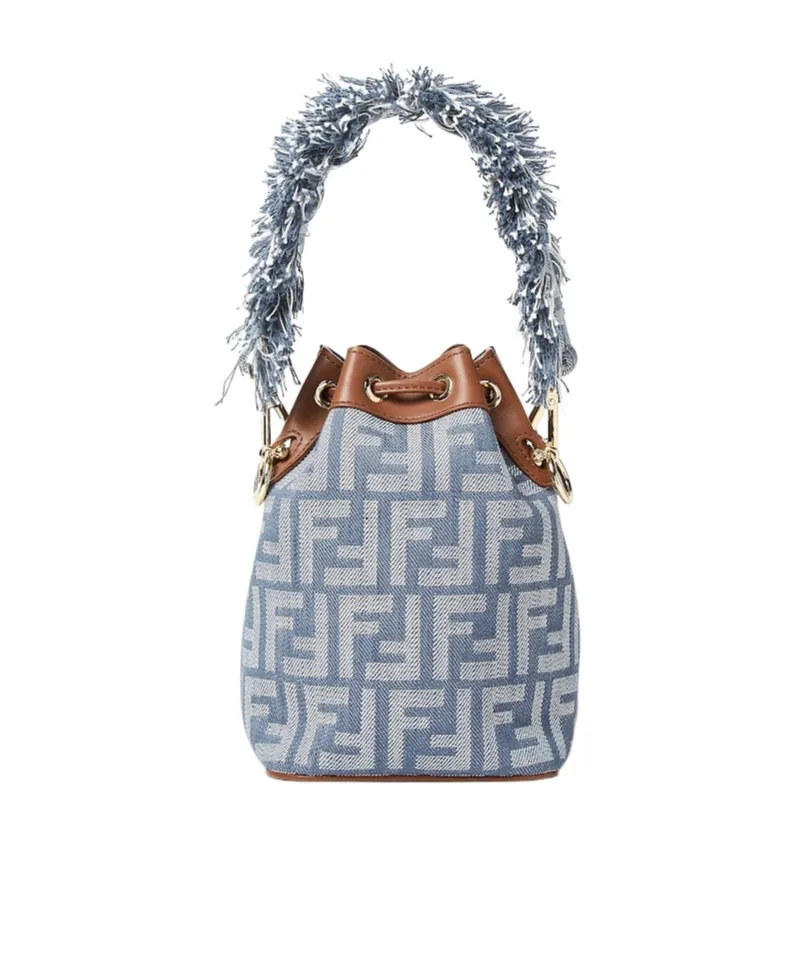 Mon Tresor Ff Jacquard Mini Tote Bag