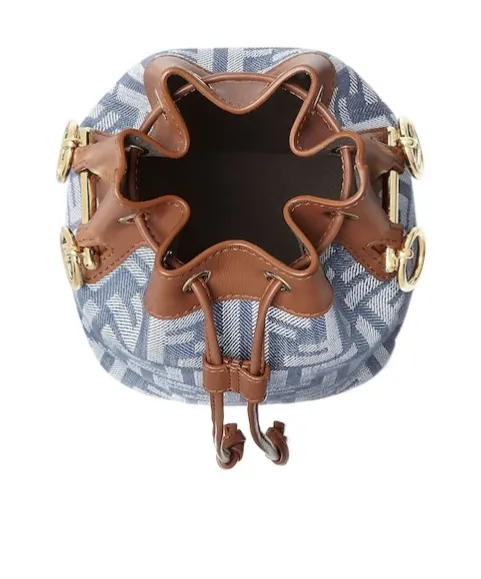 Mon Tresor Ff Jacquard Mini Tote Bag
