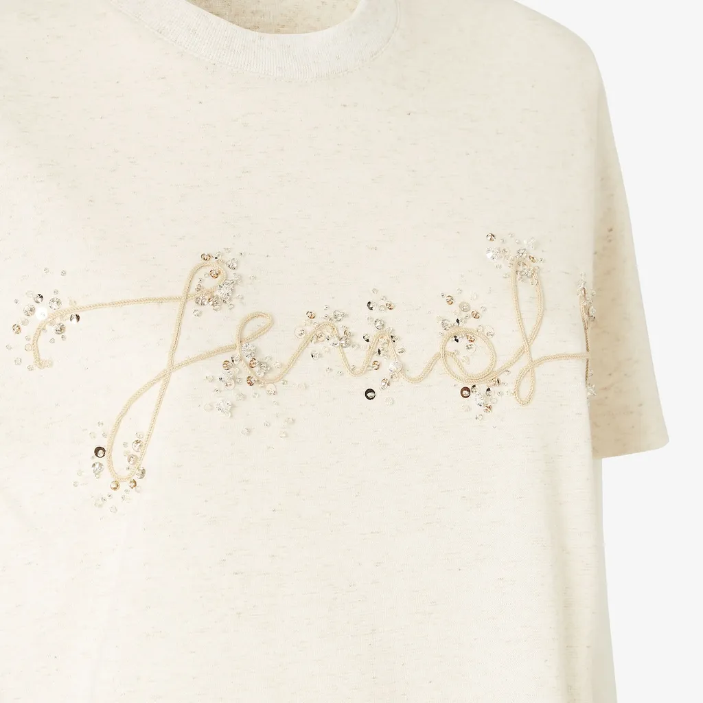 Logo Embellished Crewneck T-Shirt