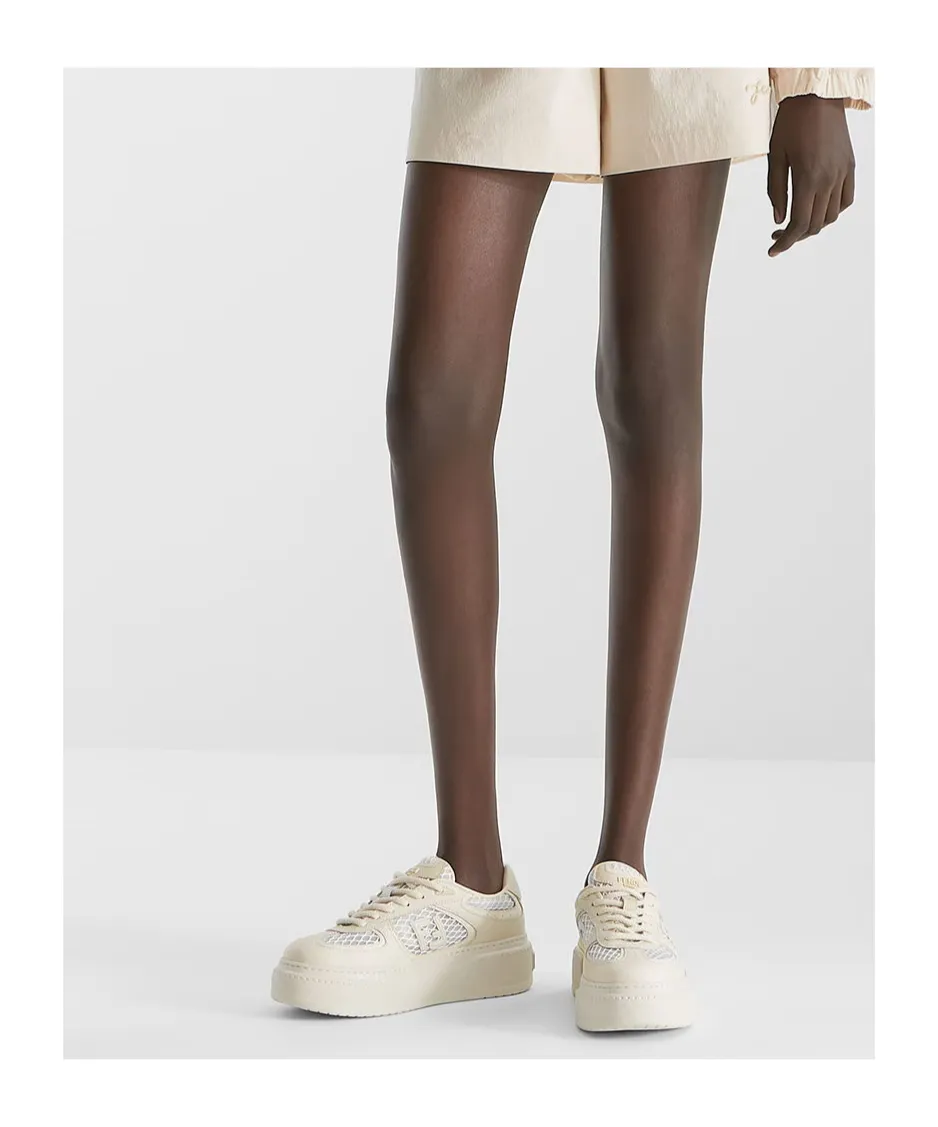 Fendi Match Platform Low-Top Sneakers