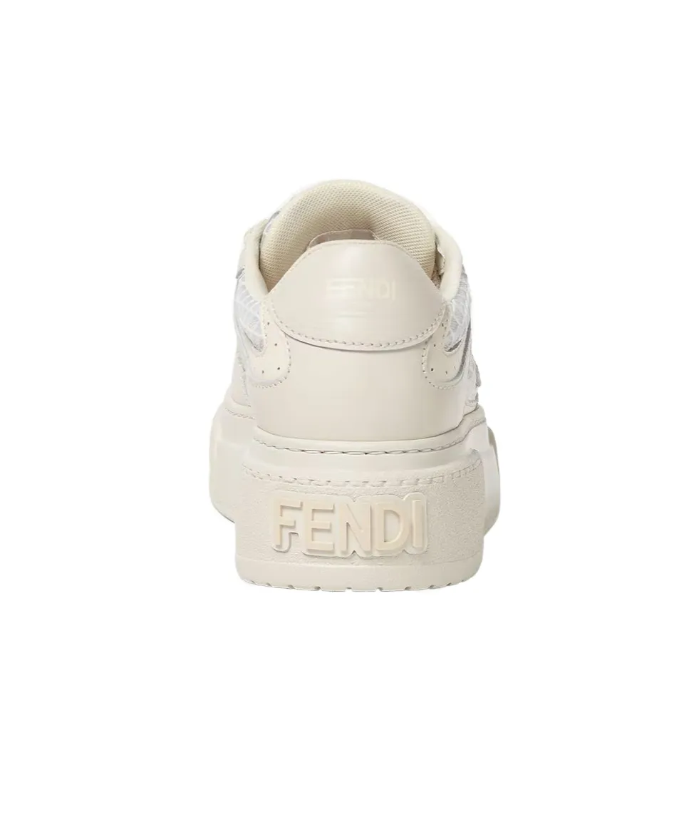 Fendi Match Platform Low-Top Sneakers