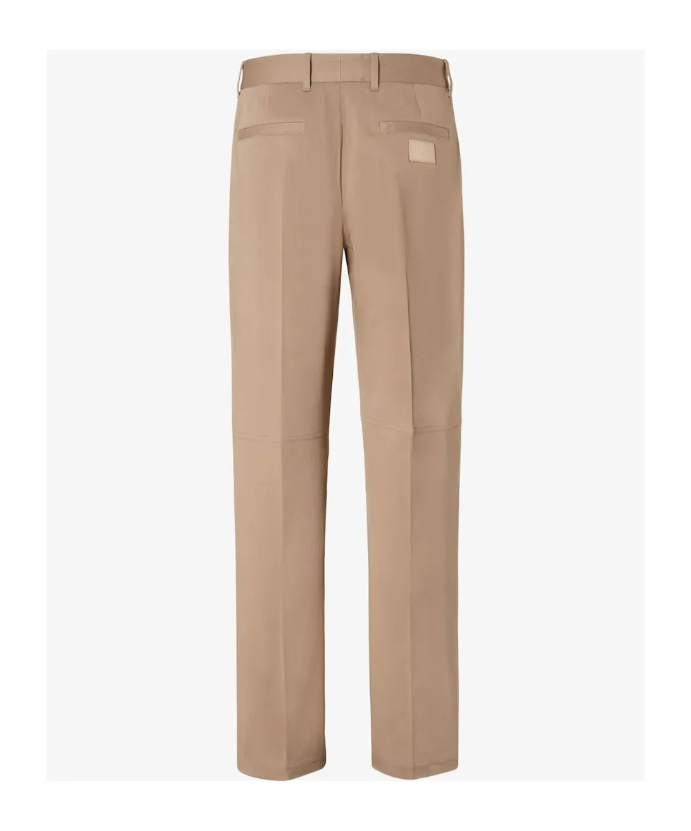 Tapered-Leg Tailored Cigarette Trousers