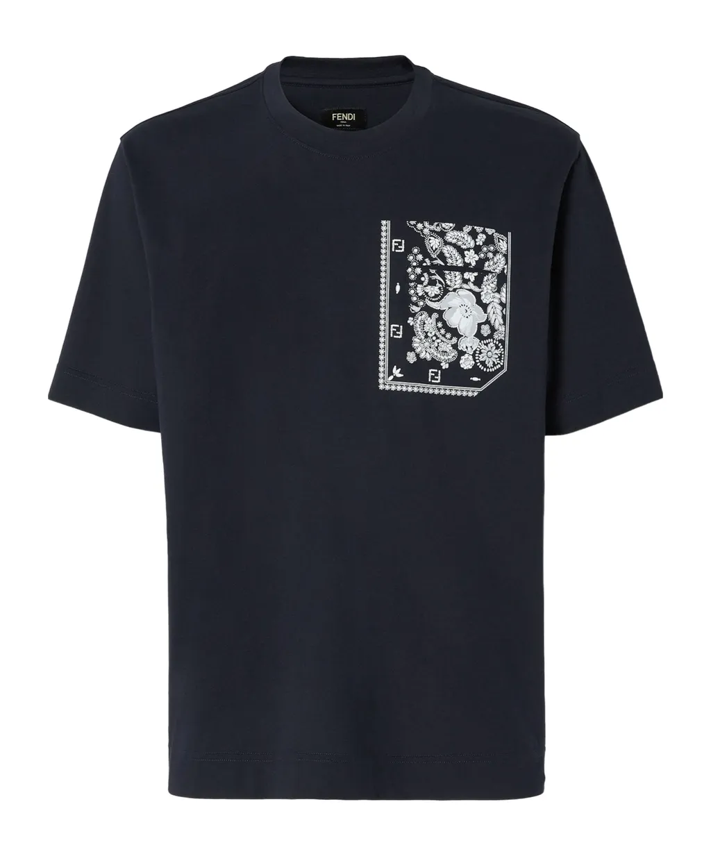 Bandana Printed Crewneck T-Shirt