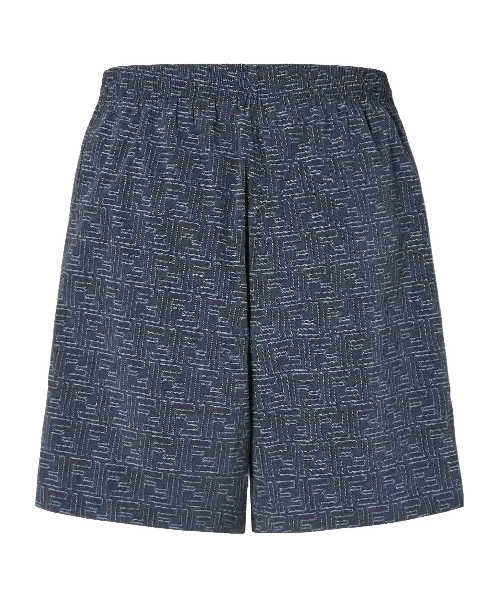 Ff Printed Drawstring Swim Shorts