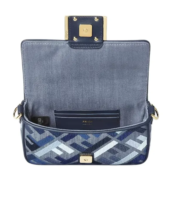 Baguette Ff Embroidered Mini Tote Bag