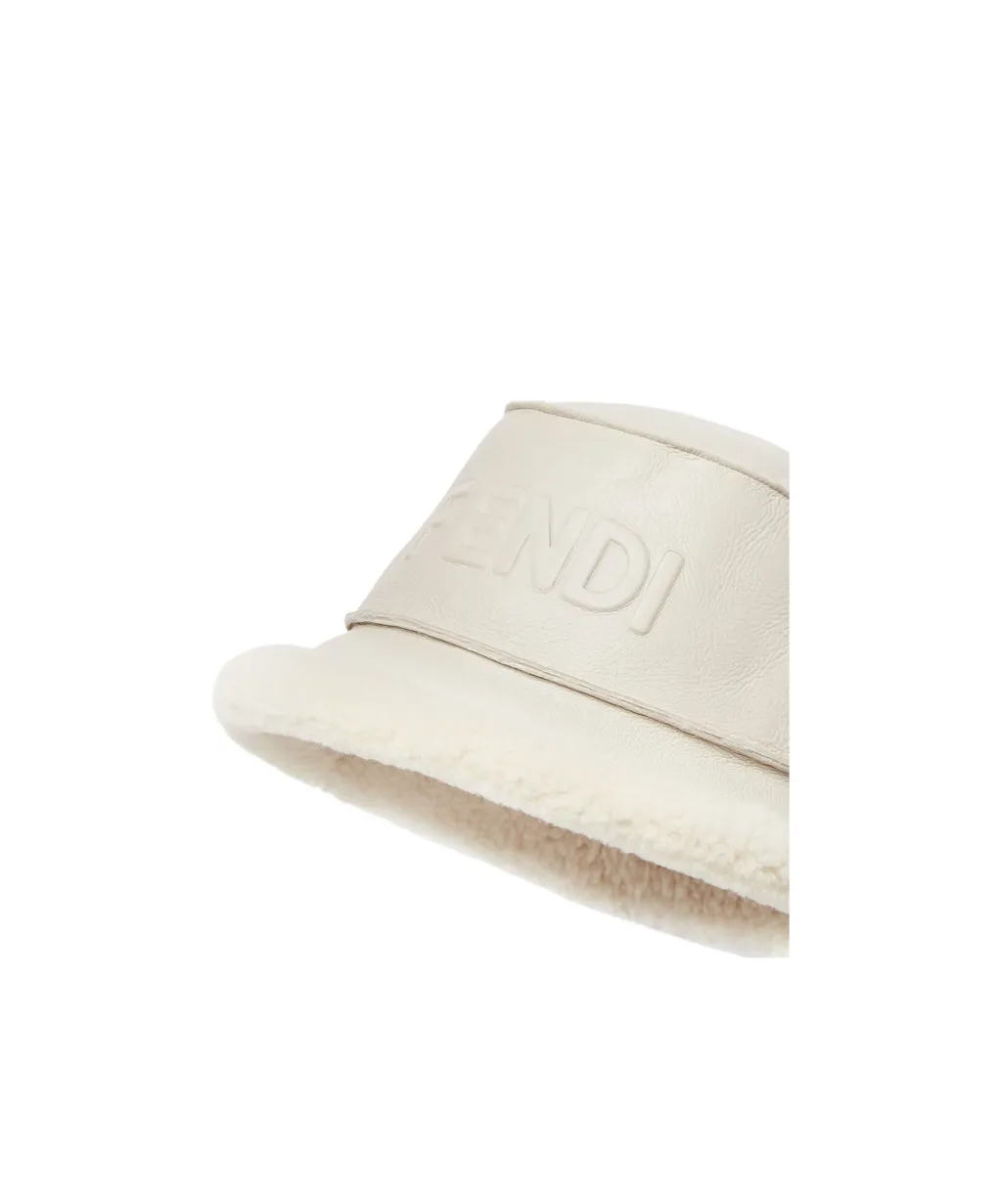 Nappa Shearling Bucket Hat