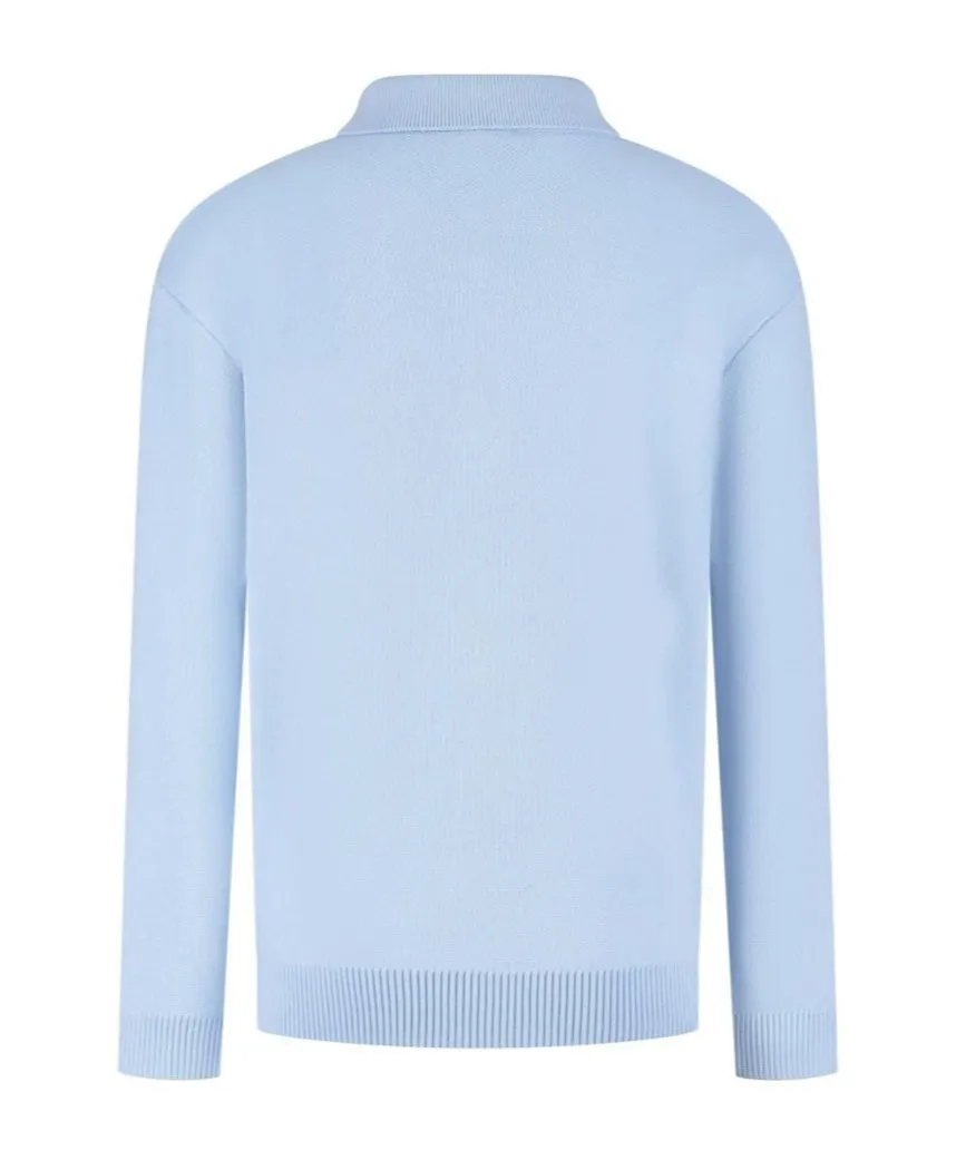 Logo-Embroidered Long Sleeved Polo Shirt