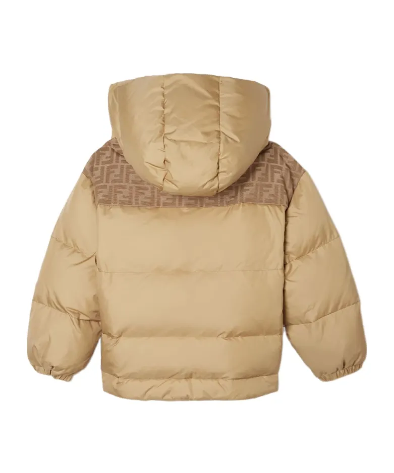 Kids Logo Jacquard Down Jacket