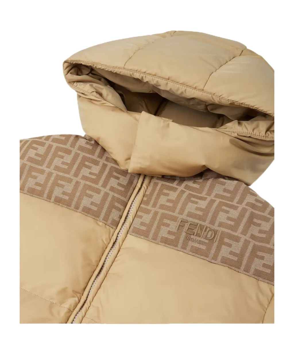 Kids Logo Jacquard Down Jacket