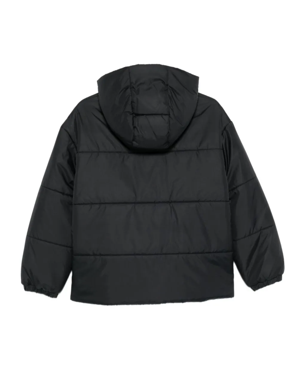 Logo-Patch Hooded Jacket