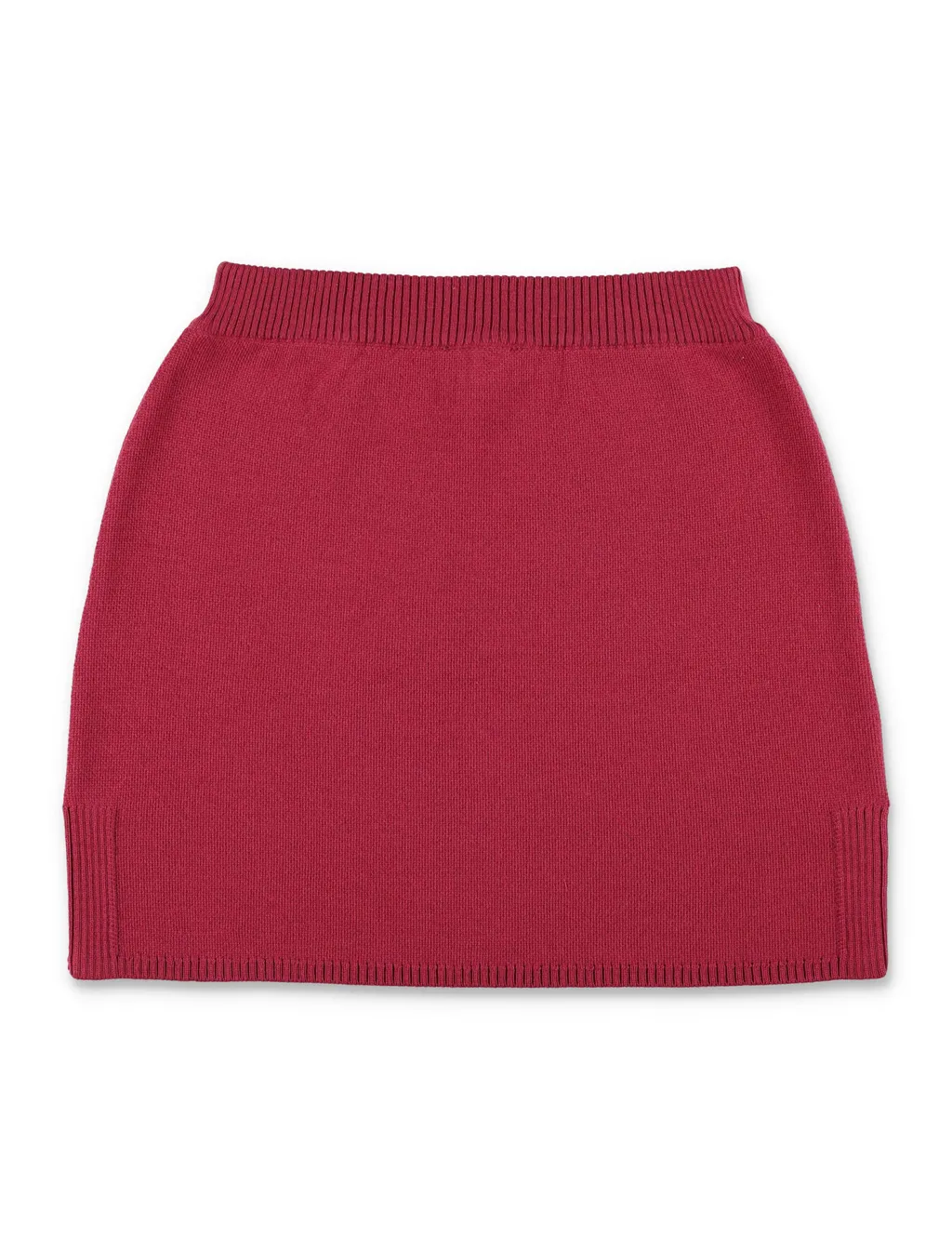 Logo Embroidered Knitted Skirt