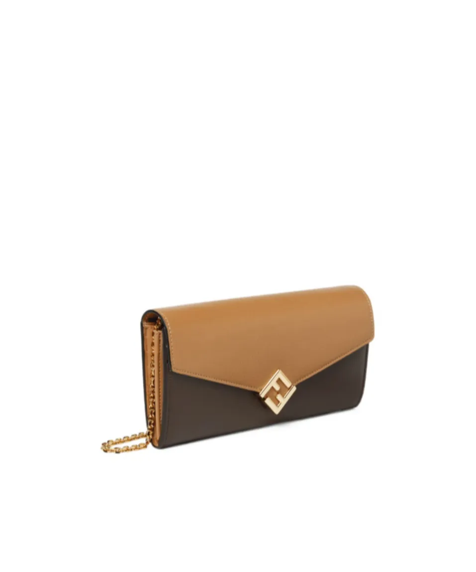 Ff Diamonds Chain-Linked Continental Wallet