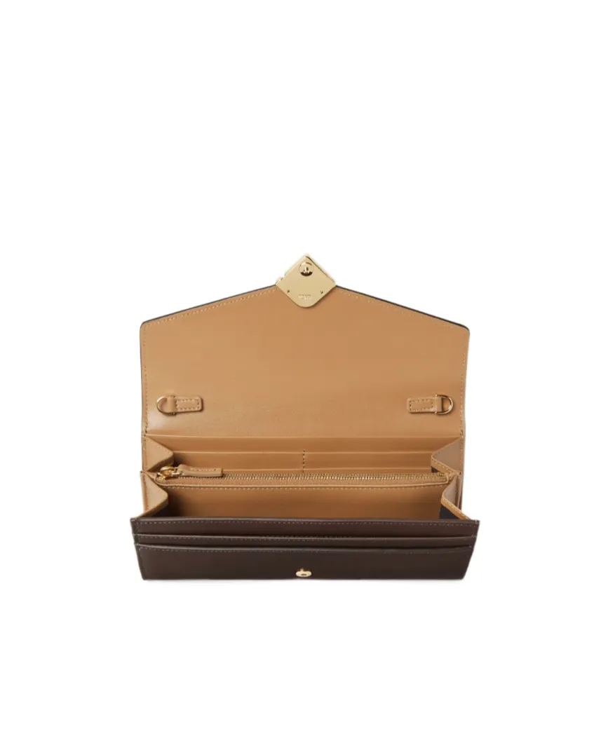 Ff Diamonds Chain-Linked Continental Wallet