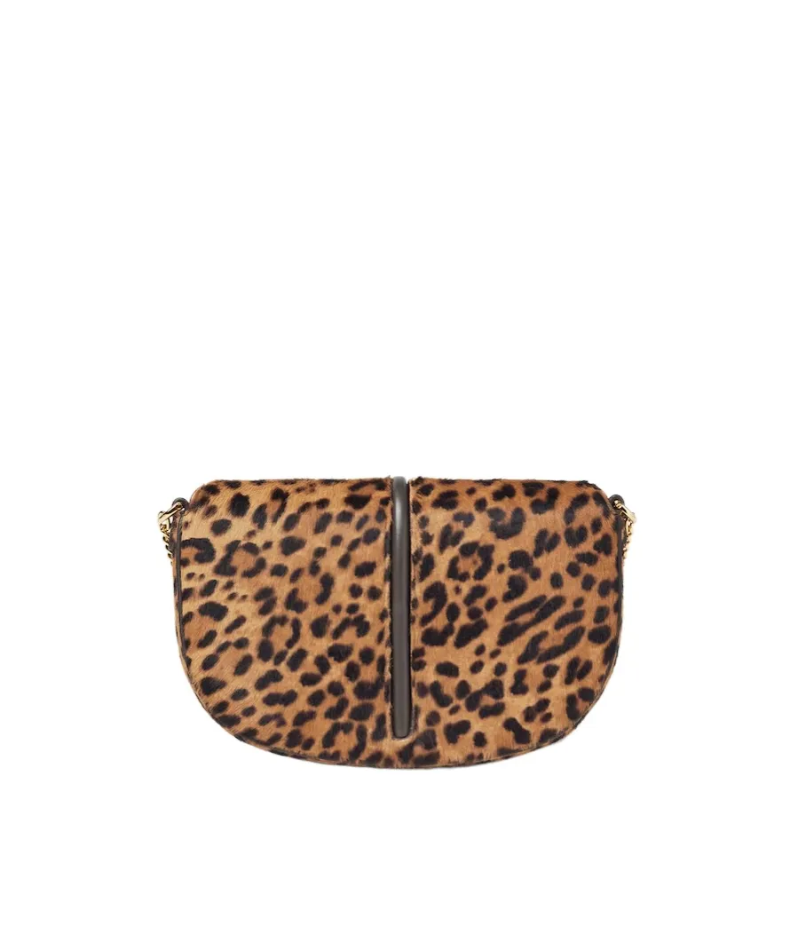 Fendigraphy Leopard Printed Chained Wallet