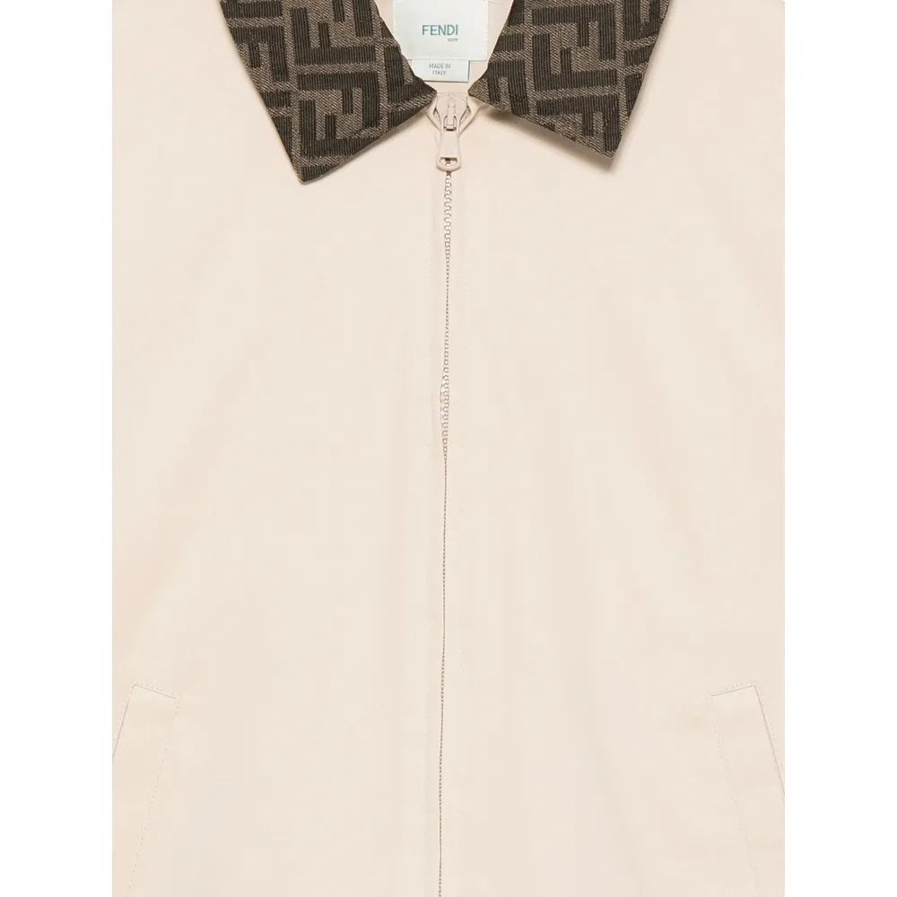 Monogram-Collar Jacket