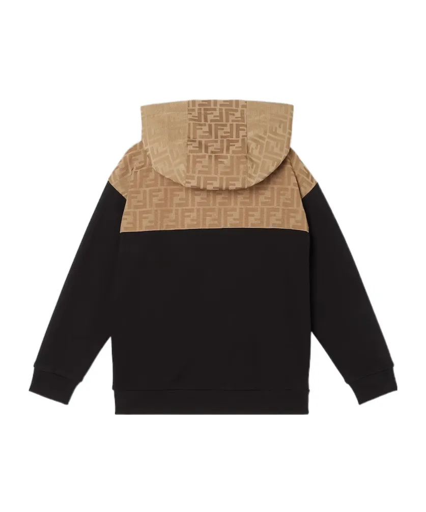 Long-Sleeved Zipped Hoodie
