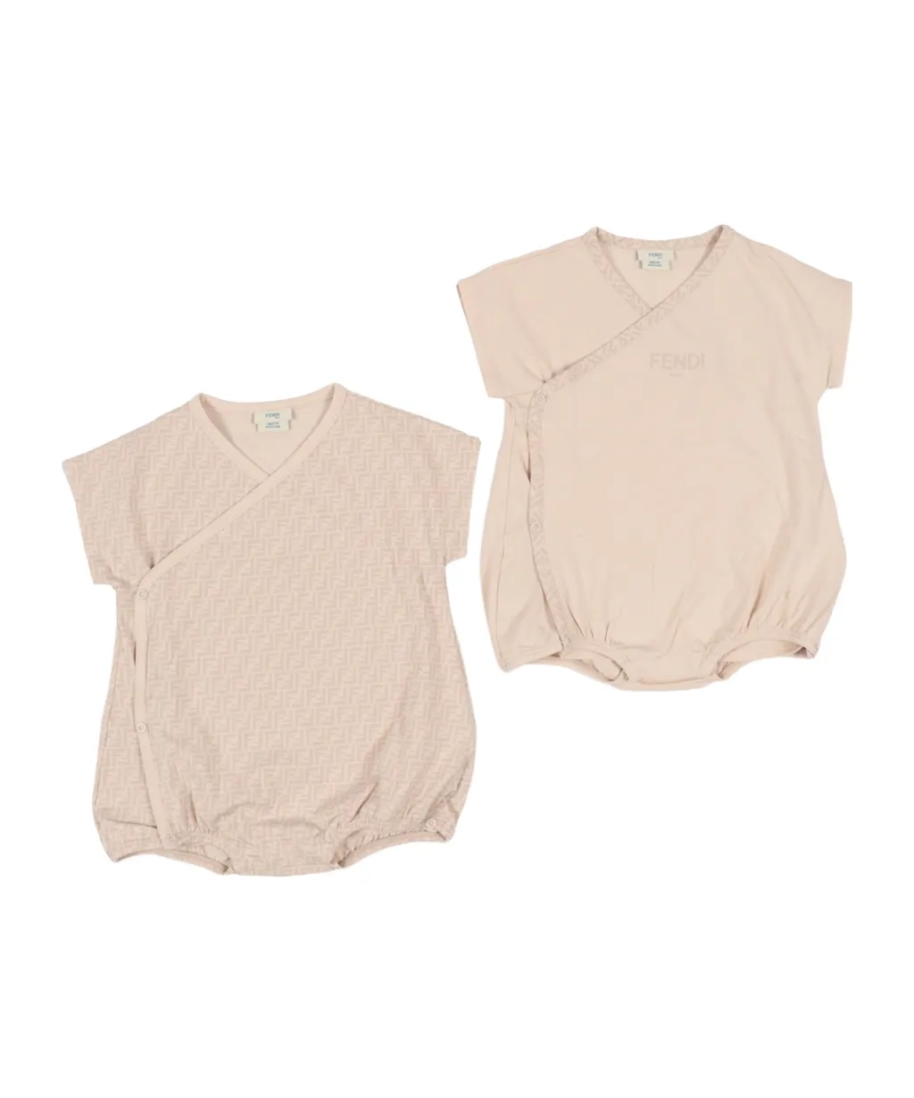 Short-Sleeved Bodysuit Two-Piece