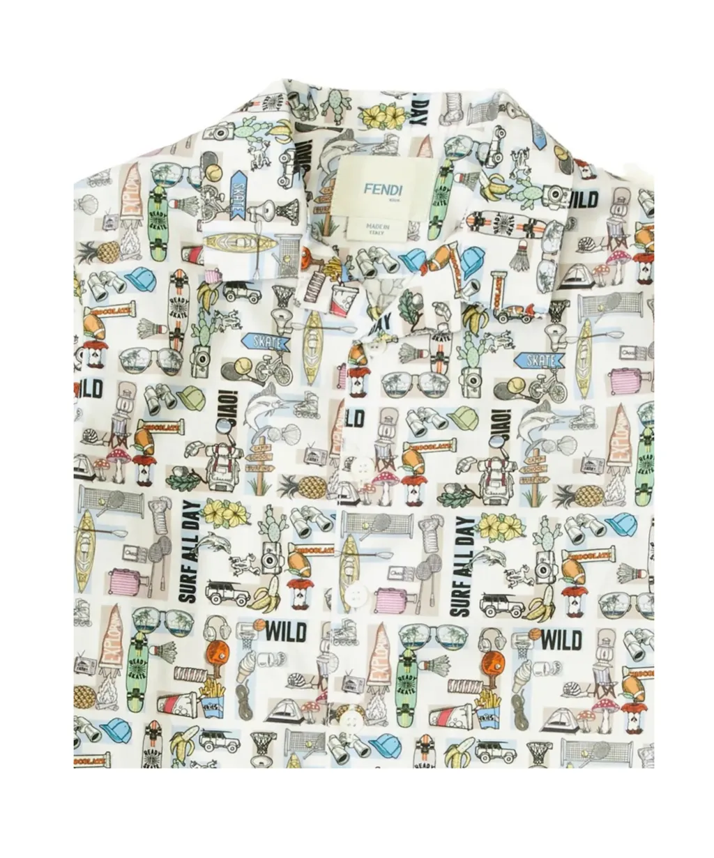 Short-Sleeve Print Shirt