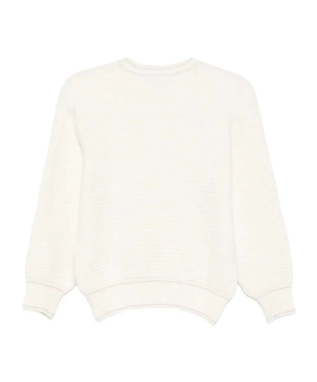 Embroidered-Logo Sweater