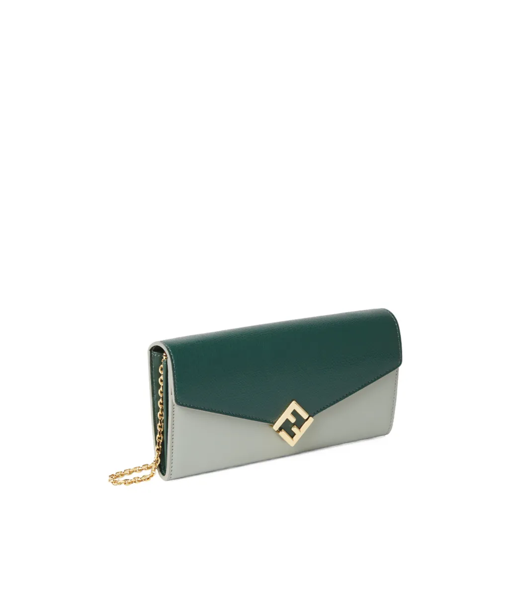 Ff Diamonds Chain-Linked Continental Wallet
