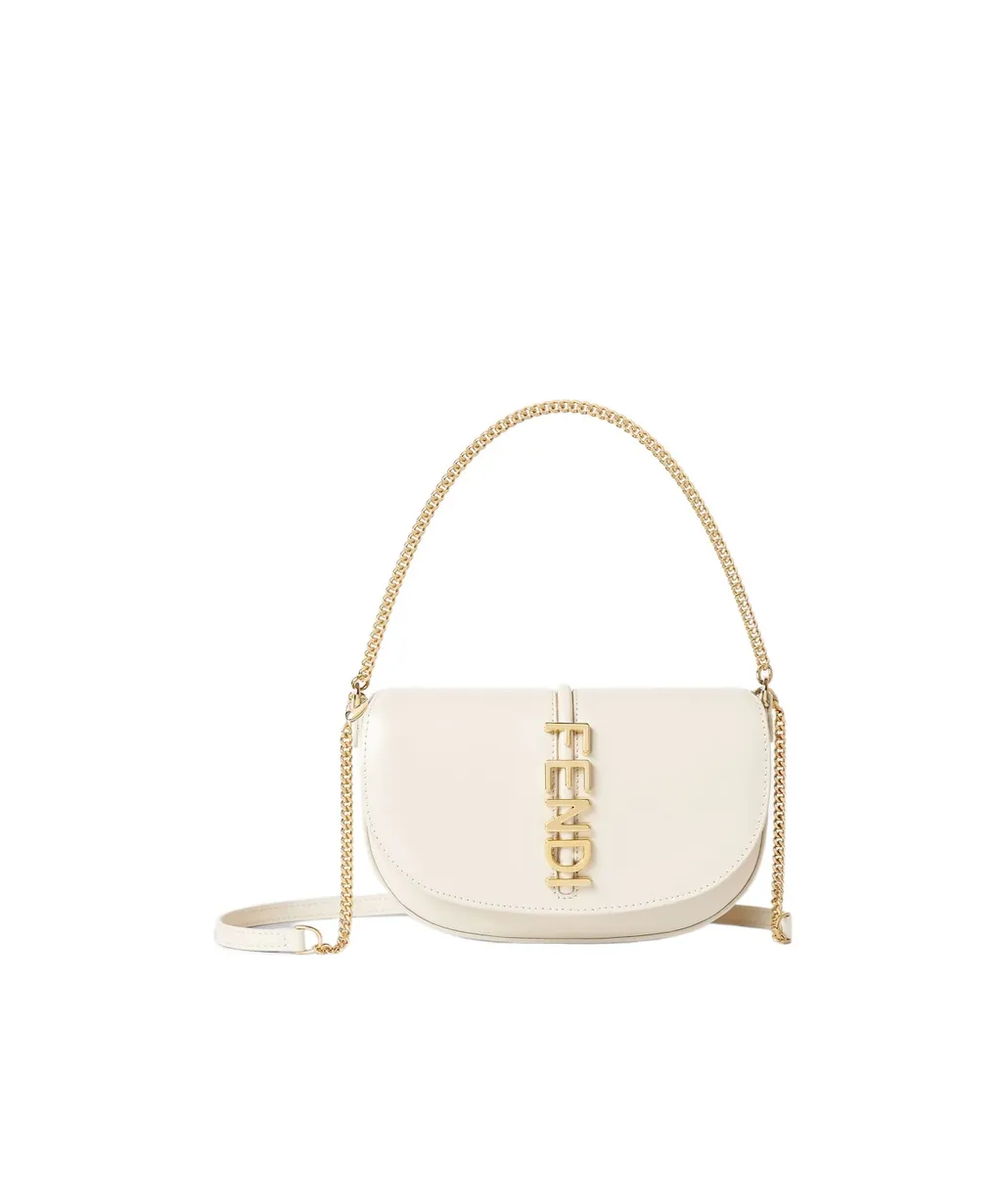 Fendigraphy Logo Lettering Chain-Linked Wallet
