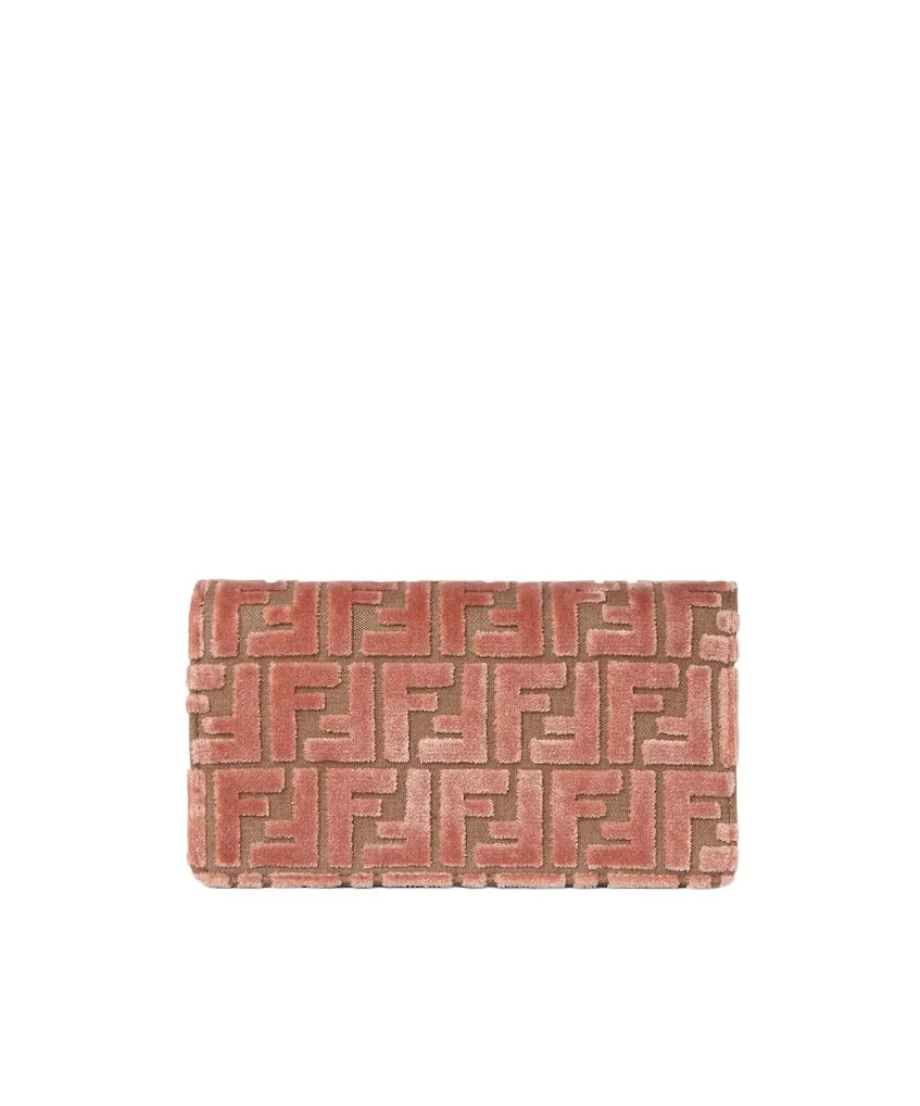 Baguette Ff Chained Compact Wallet