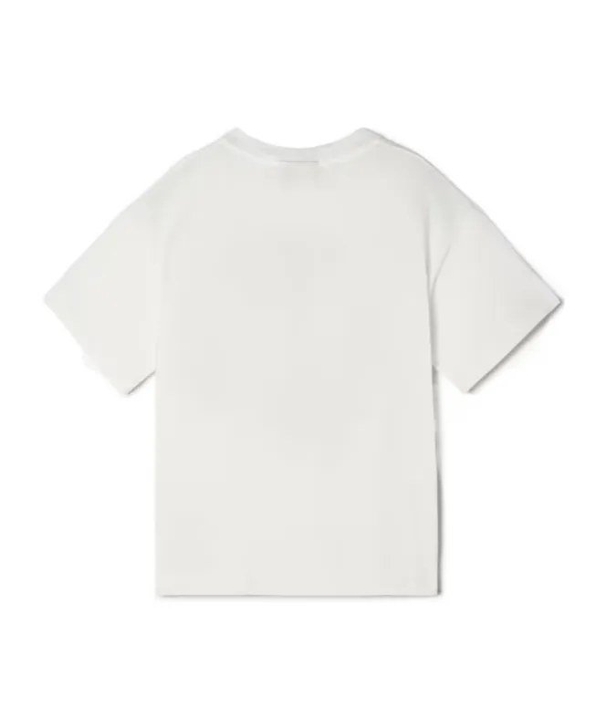 T-Shirt With Multicolor Print