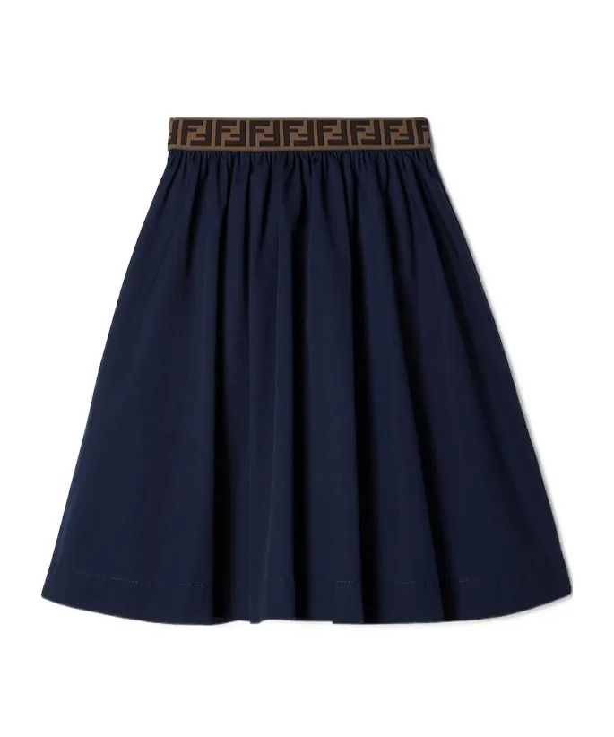A-Line Button Fastened Skirt