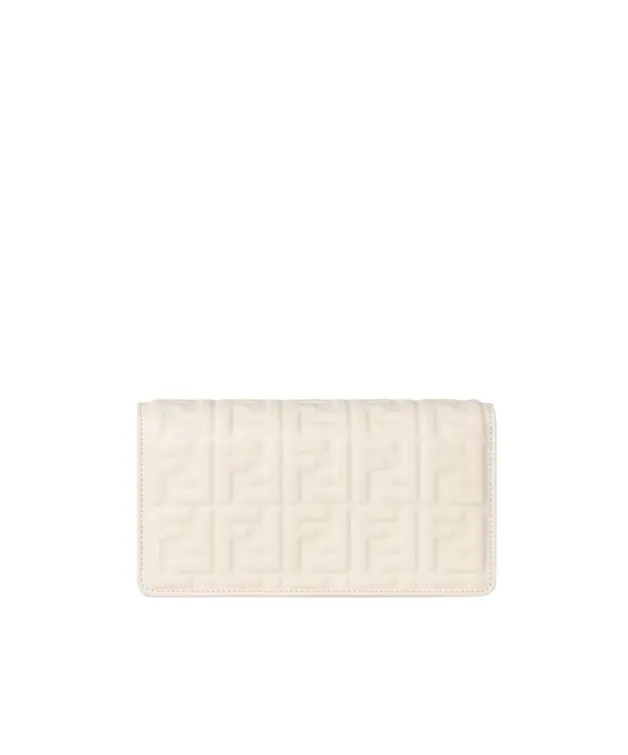 Camelia Nappa Leather Wallet With Ff Motif