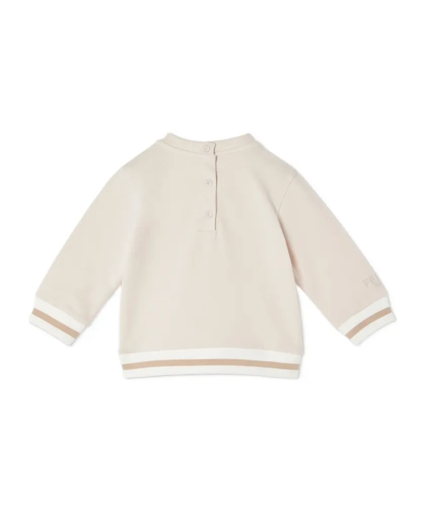 Baby Sweatshirt With Teddy Bear Print