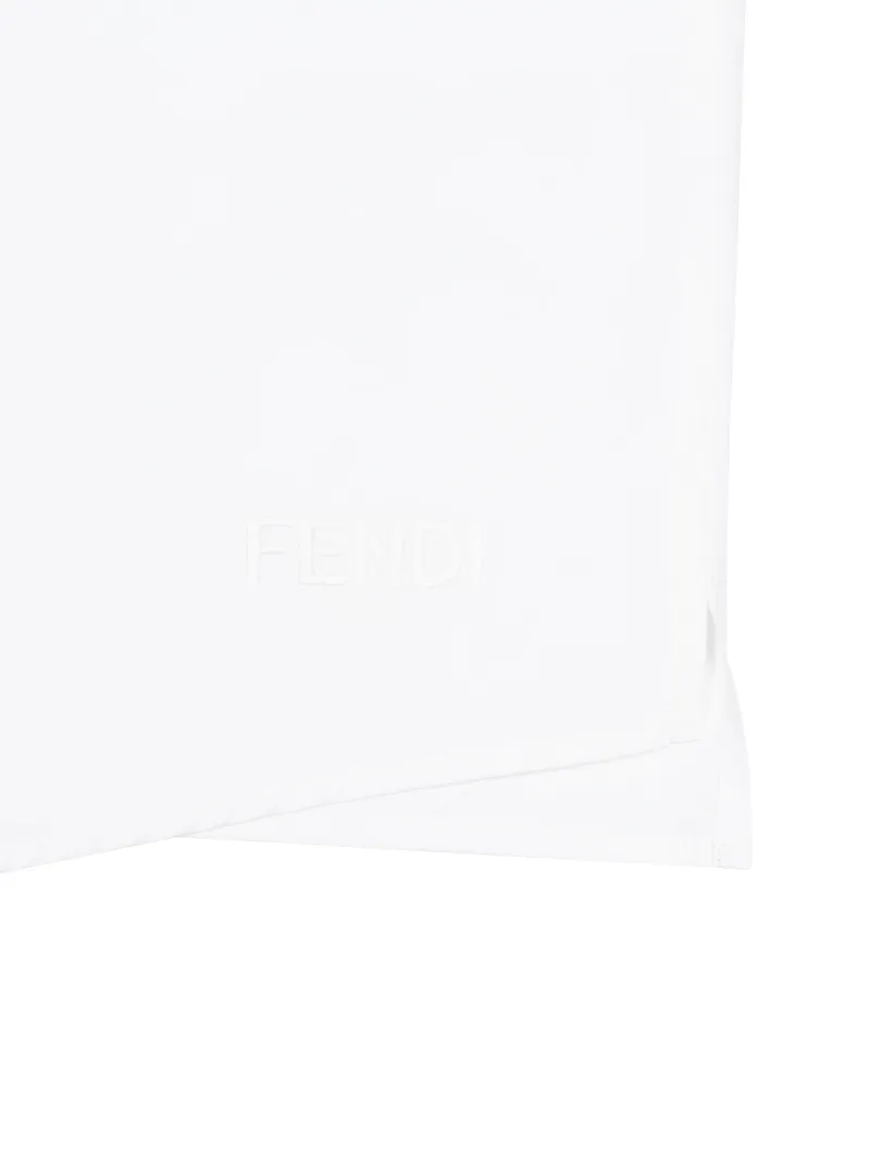 Ruffled Cotton Shirt