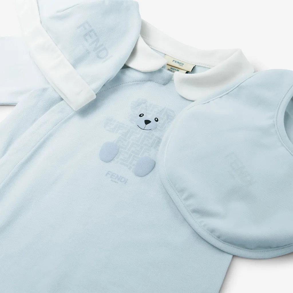 Baby Set With Bear Print