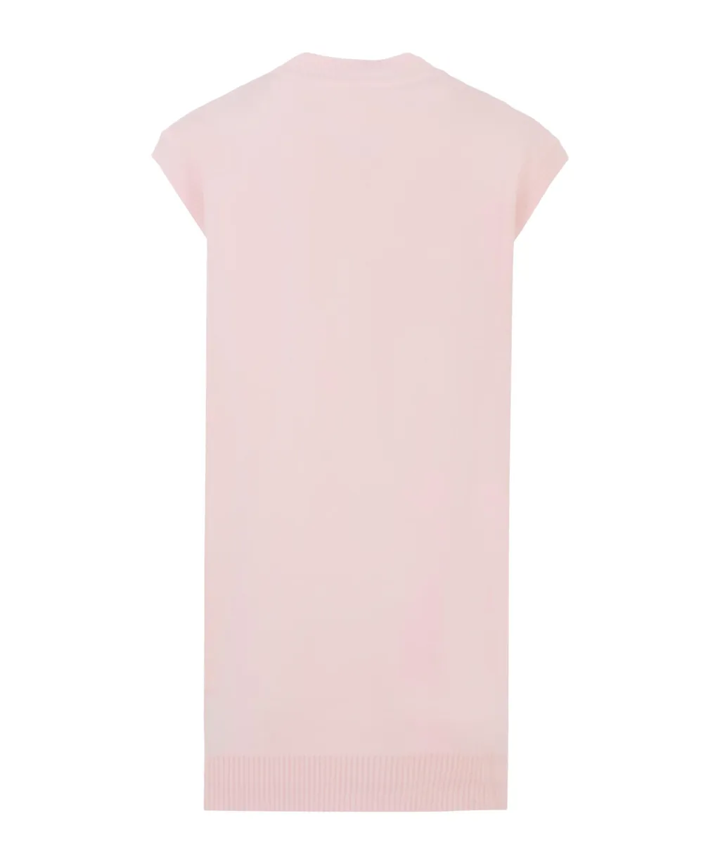 Logo-Embroidered Sleeveless Dress