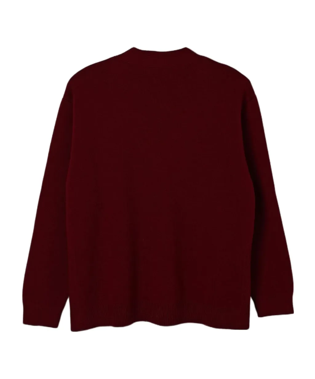 Logo-Embroidered Cardigan