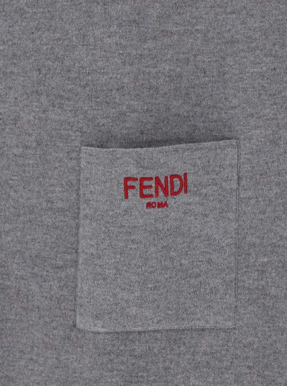 Ff-Patterned Hooded Cape