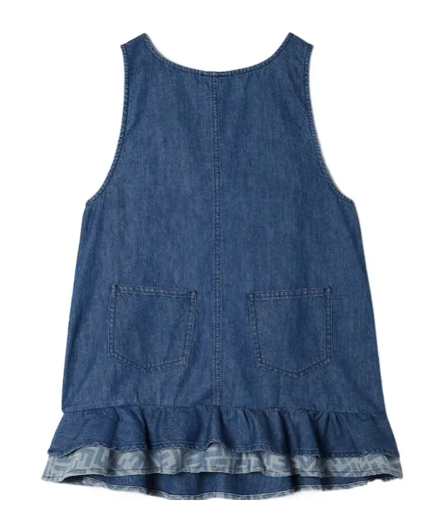 Lightweight Denim Junior Dress