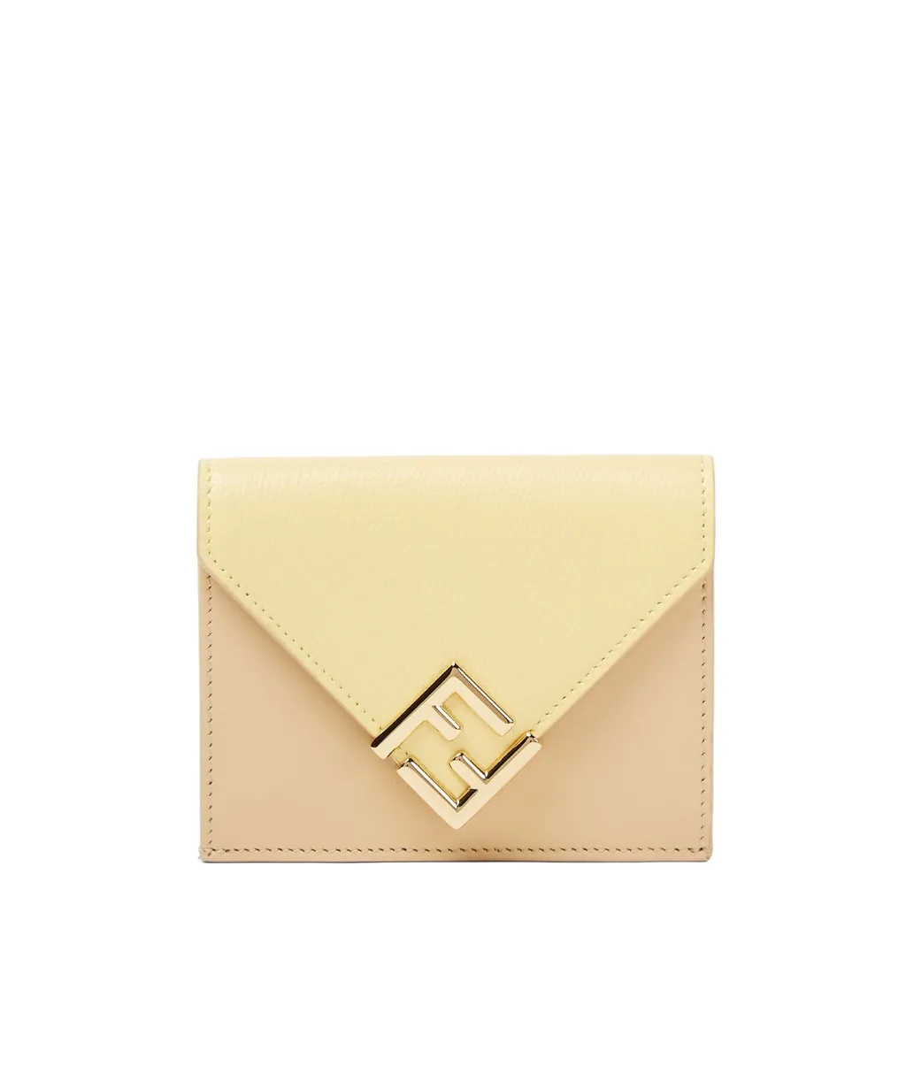 Medium Ff Diamonds Three-Fold Wallet