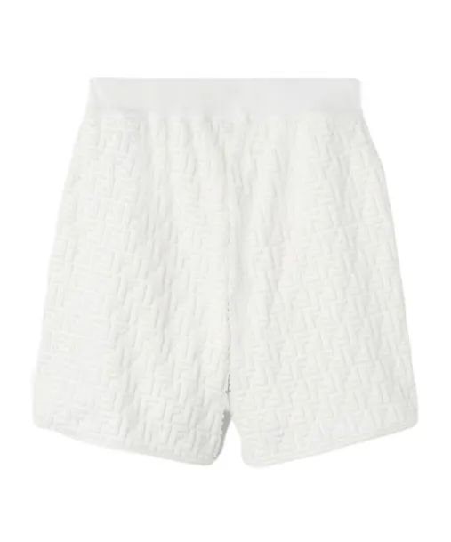 Ff-Logo Straight-Leg Shorts