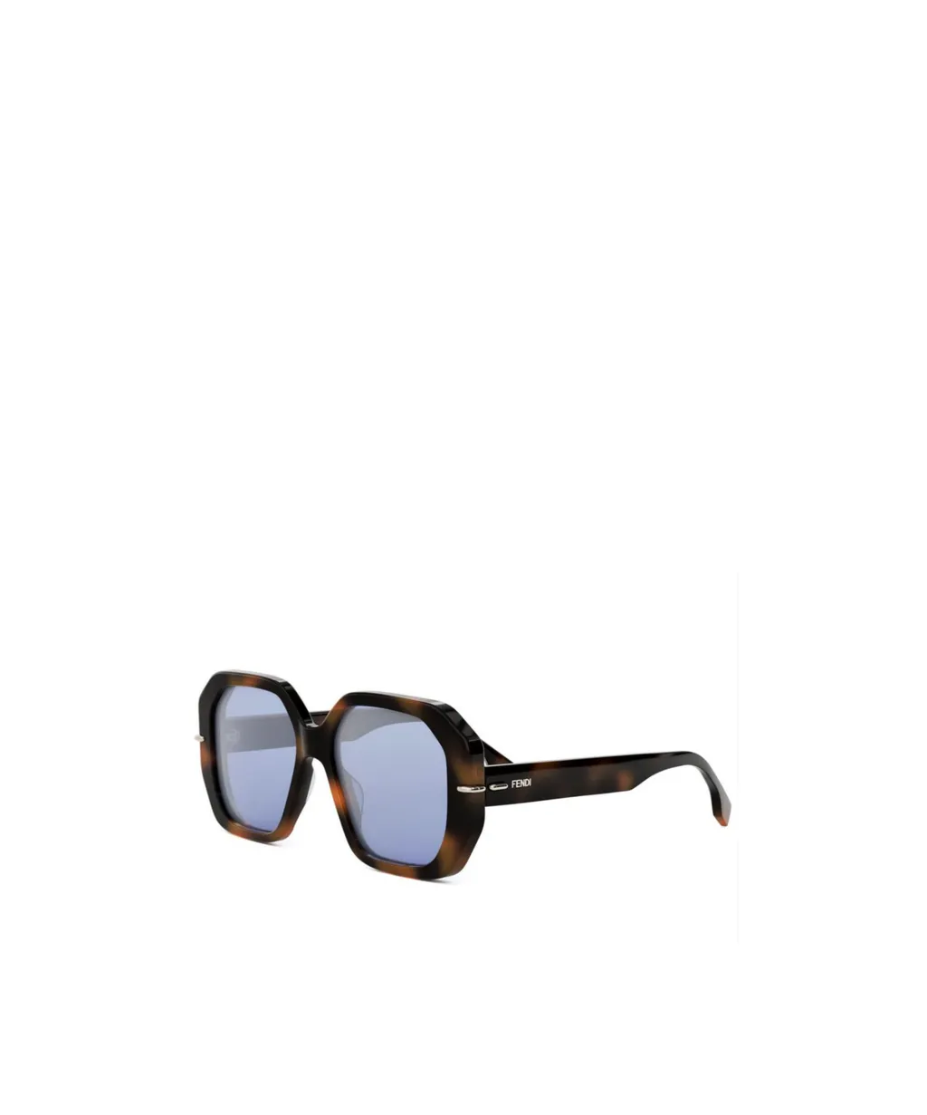Selleria Geometric Frame Sunglasses