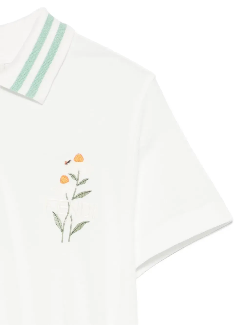 Logo-Embroidered Polo Dress