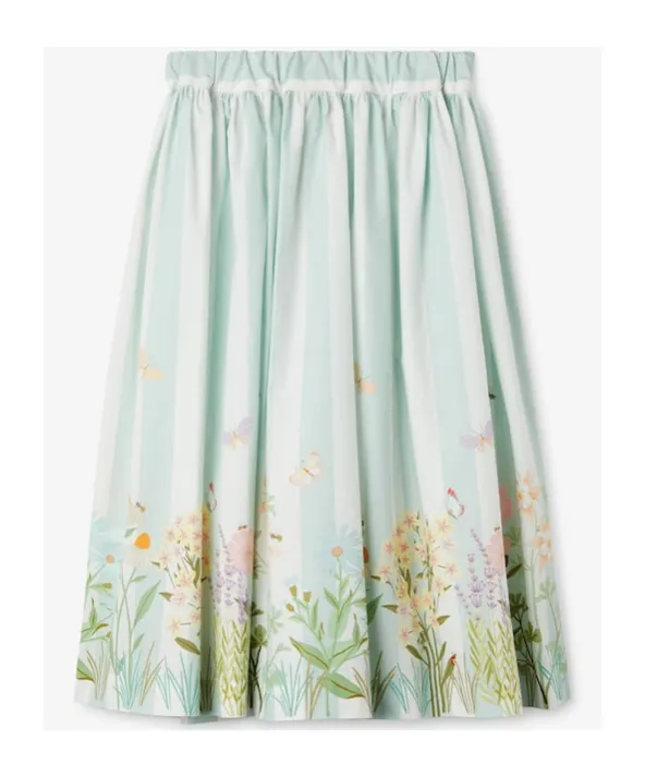 Floral Printed Midi Skirt